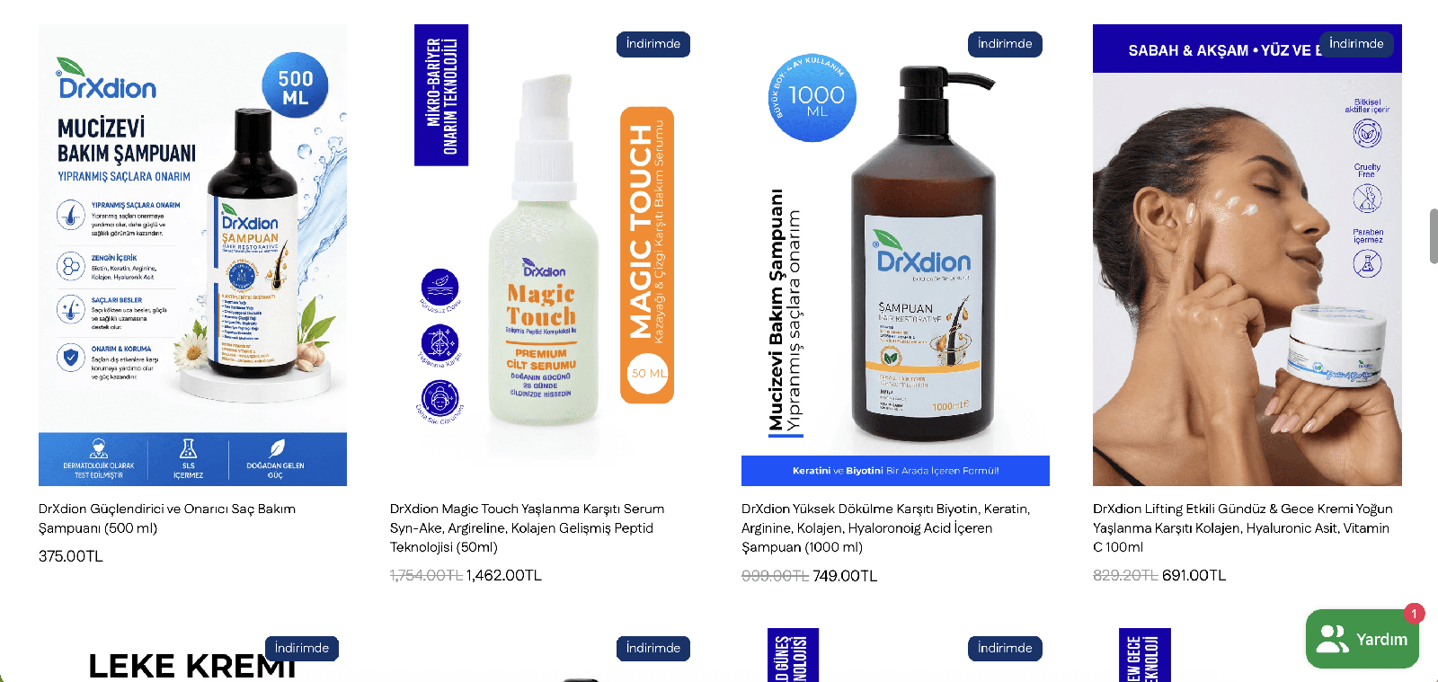 DrXdion Shopify e-ticaret dönüşümü
